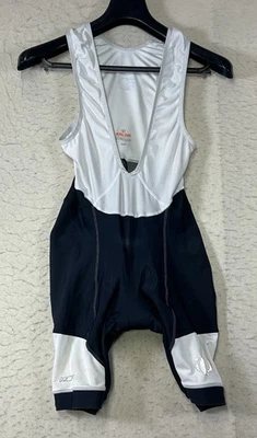 Pearl Izumi Culotte con tirantes Adulto Pequeño Negro Blanco ELITE Acolchado Ciclismo Foto 1 de 4