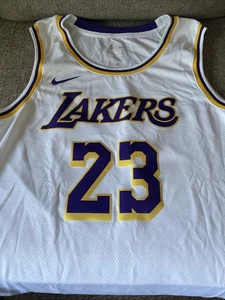 Los Angeles Lakers Nike NBA LeBron James Jersey 56 Authentic XXL Looks New! - Picture 1 of 5
