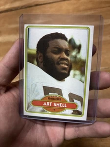 Tarjeta de fútbol americano Topps 1980 - #382 Art Shell - Oakland Raiders - En muy buen estado excelente - Imagen 1 de 2