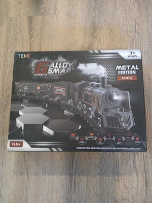 TEMI GALLOY SMART LOCOMOTIVE TRAIN SET, METAL EDITION SMOG, ART DECO - Image 1 of 4