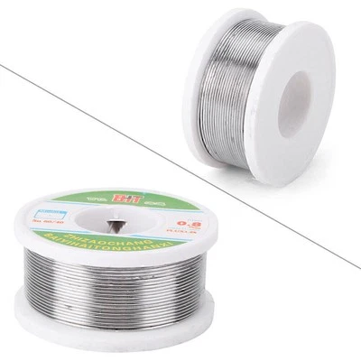 100g/3.5oz 0.8mm 60/40 Tin lead Solder Wire Rosin Core Soldering Reel Tube - image 1 of 4