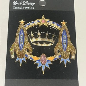 Disney DWI Pin Crown Rocket Jewel LE500 LE 500 New On Card MINT v25 - Picture 1 of 4