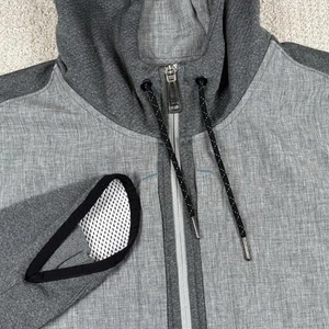 Chaqueta con capucha Oakley para hombre gris medio cremallera completa forrada de lana - Imagen 1 de 6