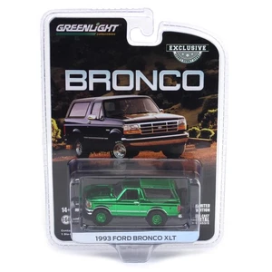 Grün Chrom Jagd ~ 1/64 1993 Ford Bronco Xlt Greenlight 30452-GREEN - Bild 1 von 3