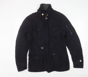 Khujo Men's Black Quilted Jacket M - Winter Essential - Picture 1 of 12