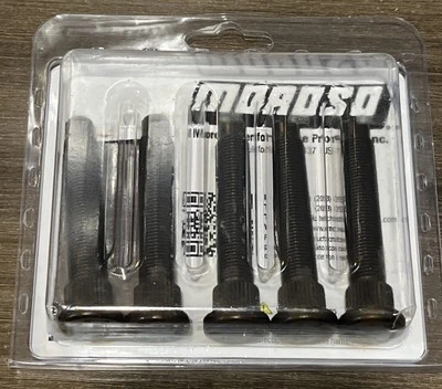 Колесные шпильки Moroso #46180 1/2-20 дюймов x 3 дюйма Длинный 0,615 дюйма накатной пресс 5 шт. в упаковке - Изображение 1 из 4