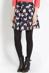 Y2K Oasis British Fashion 14 Colorful Butterfly Mini Flip Skirt Schoolgirl Prep - Picture 1 of 10
