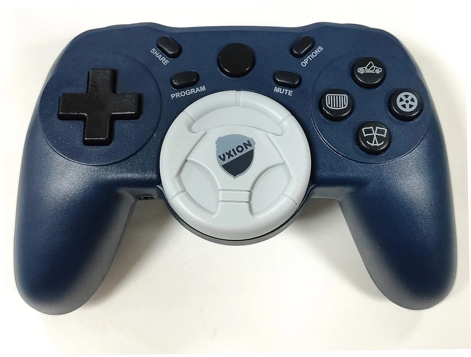 Wireless Steering Wheel Controller for Playstation 4 5 PS4 PS5 IOS Android bluet - Image 1 of 4