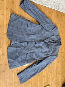 Brooks Brothers mittelgrau karierter Wollblazer 40R Fitzgerald Fit - Bild 1 von 12