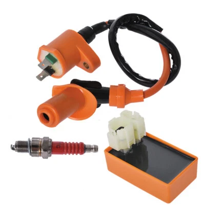 Racing Ignition Coil Spark Plug CDI Box FOR GY6 50cc 125cc 150cc Scooter US - Image 1 of 4