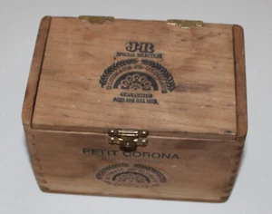 Scatola portasigari in legno vintage JR selezione speciale Petit Corona Finger Joint - Foto 1 di 13