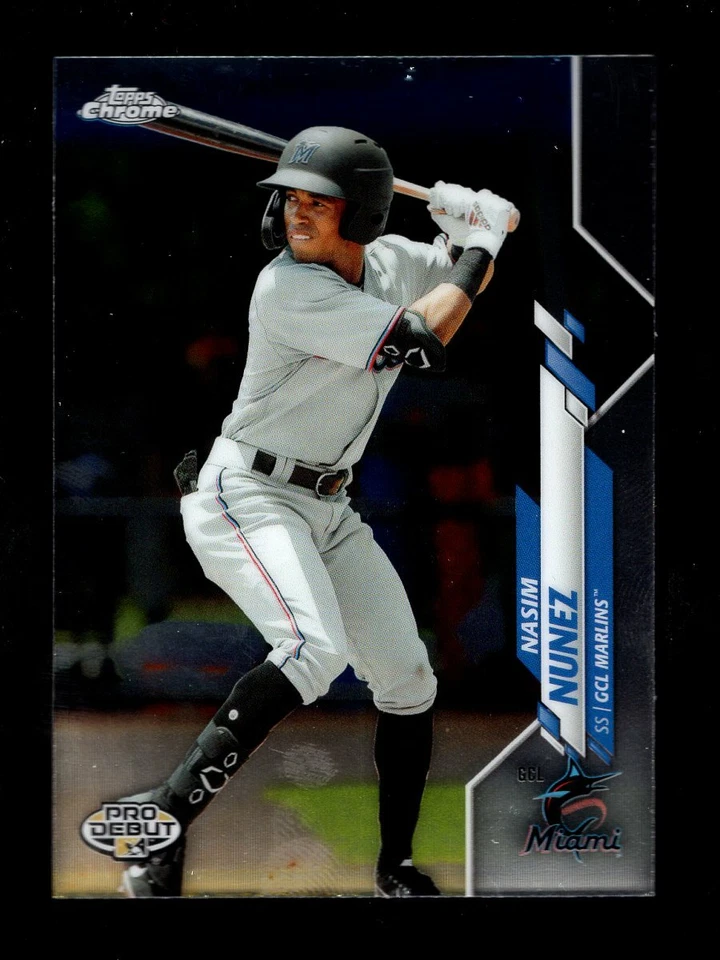 2020 TOPPS PRO DEBUT CHROME PDC31 NASIM NUNEZ GCL MARLINS - Image 1 of 1