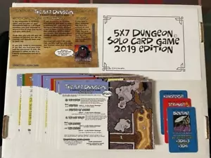 The 5x7 Dungeon - Solo Card Game (by Dan "SMIF" Smith, 2019) - Picture 1 of 3