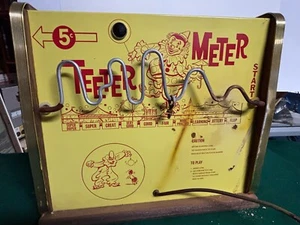 Vintage Schnaps-O-Meter (Wippmesser) 5 Cent Münze OP Bar Spiel Handel Stimulator - Bild 1 von 16