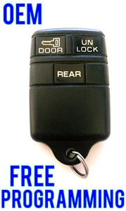 CLEAN GENUINE 1995-96 BLAZER 15955702 KEYLESS ENTRY REMOTE REAR FOB ABO0104T - Picture 1 of 5