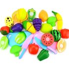 18 Pieces Vegetables Fruit Cutting for Play Toy Excite Chilren s Promote Imagina