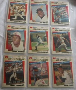 18 Card Lot 1987 Topps Kmart 25th  Boggs Mattingly Palmer Maris Ryan Multiple  - Picture 1 of 7