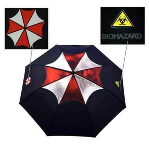 Biohazard Umbrella Corporation Resident Evil Black Waterproof Folding Umbrella - Picture 1 of 4