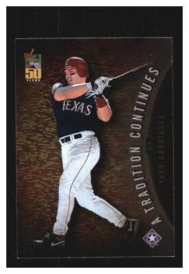 2000 Topps A Tradition Continues #TRC11 Ivan Rodriguez Rangers NM-MT - Image 1 of 2