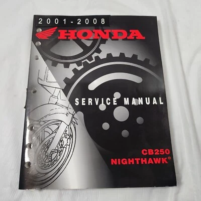 Honda Service Shop Repair Manual Book 2001 - 2008 CB250 CB 250 Nighthawk 61KPJ06 - Image 1 of 4