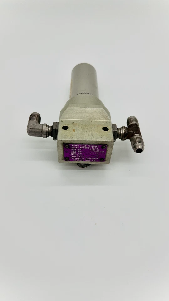 Filtro de presión hidráulico Purolator 7581452 - IAI Westwind - N.º de parte: 713084-501 Foto 1 de 2