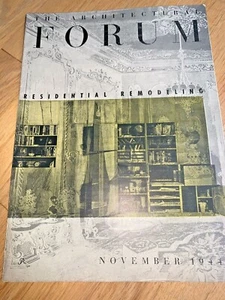 Nov 1944 ARCHITECTURAL FORUM Mag - Post-War Housing / Glenview IL / Milford PA - Foto 1 di 12
