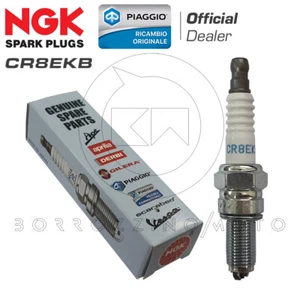 CANDELA ORIGINALE NGK CR8EKB ORIGINALE PIAGGIO BEVERLY ST IE EURO4 350 2016-2017 - Picture 1 of 3