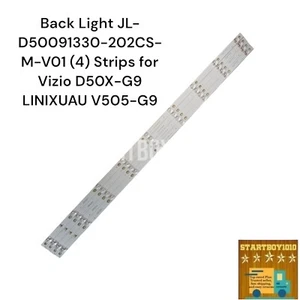 Back Light JL-D50091330-202CS-M-V01 (4) Strips for Vizio D50X-G9 LINIXUAU V505-G - Picture 1 of 5