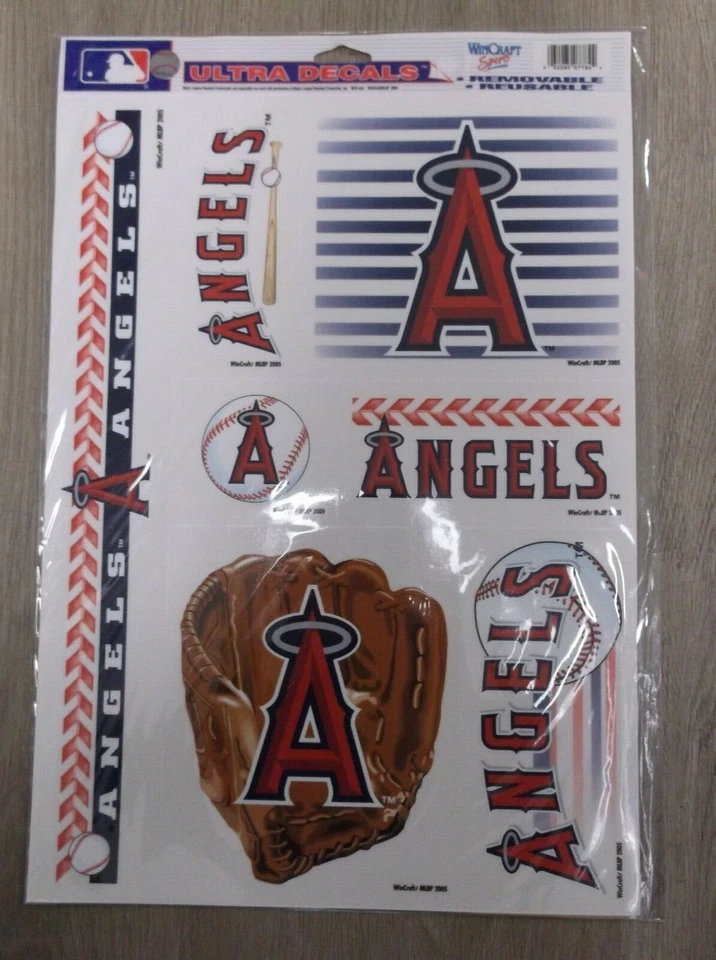 WinCraft LOS ANGELES ANGELS Ultra Decals 11 1/2" x 17" Removable Reusable - Image 1 of 1