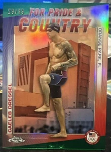 Caeleb Dressel 2024 Topps Chrome Olympic For Pride And Country Card Green /99 - Picture 1 of 3