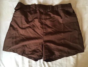 Vintage 80er Alexander Martin braune Fußballshorts Herren Größe 2XL USA - Bild 1 von 12