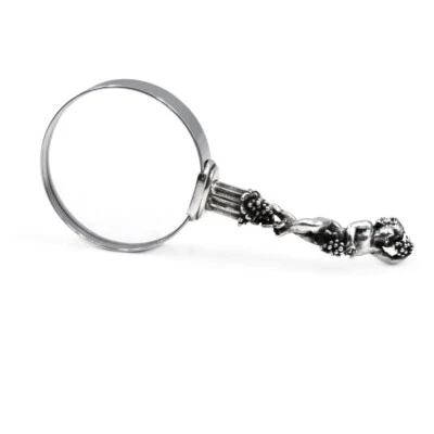 Giovanni Raspini Lente di Ingrandimento in Argento 925 Puttino con Uva - Immagine 1 di 2