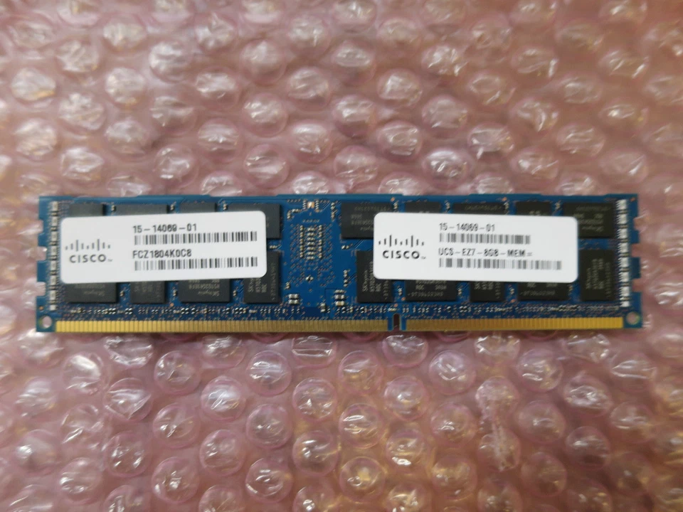 CISCO UCS-EZ7-8GB-MEM= 8GB 1866MHz DDR3 PC3-14900R 15-14069-01 Server Memory - Image 1 of 3