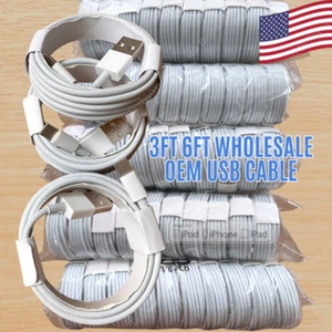 6FT/3Ft USB Charging Cable Cord For iPhone 14 13 12 11 8 7 6 SE Fast Charger LOT - Picture 1 of 13