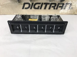 DIGITRAN DIGISWITCH Rotary Thumbwheel 6 Switch Assembly 0-9 Model 19-P-500 A - Picture 1 of 9