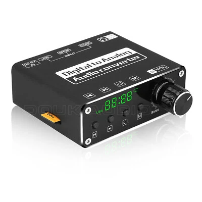 Mini Bluetooth USB DAC Audio Adapter OPT/COAX Digital to Analog Converter  - Image 1 of 4