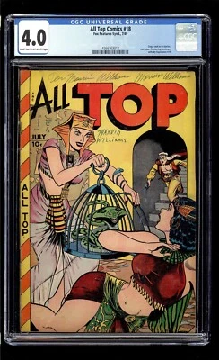 All Top Comics #18 1949 CGC 4.0 VG LT/OW High Definition Scans** - Image 1 of 2