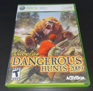 Cabela's Dangerous Hunts 2009 ~ Microsoft Xbox 360 ~ Tested & Clean Disc! ✅ - Picture 1 of 5