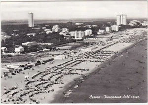 CERVIA - RAVENNA - PANORAMA AUS DEM FLUGZEUG - REISE 1962 -11646- - Bild 1 von 1