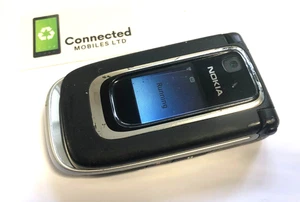 Nokia 6131 - Mobile Phone (Unlocked) Flip Fold Classic Handset - Black & Silver - Picture 1 of 9
