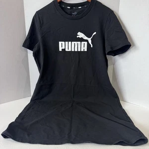 Puma schwarzes T-Shirt tailliertes Kleid Damen Größe XL - Bild 1 von 7
