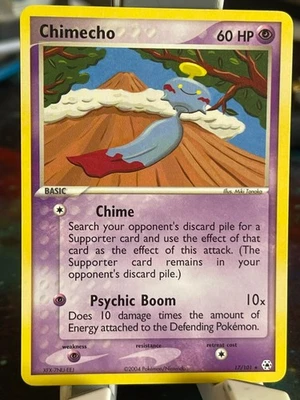 POKEMON CHIMECHO 17/101 COMMON EX HIDDEN LEGENDS LP CARD - Image 1 of 2