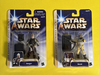 Star Wars Saga Collection Hasbro 2004 ESB Dengar & Bossk Action Figure Lot  - Image 1 of 4