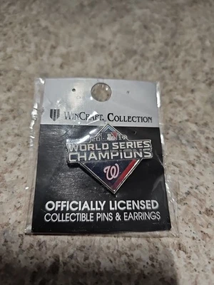 Wincraft Washington Nationals MLB 2019 World Series Champions Pin - Image 1 of 3