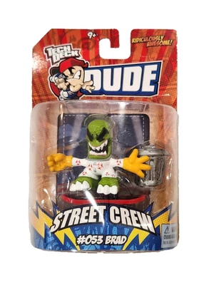 Figura de juguete Tech Deck Dude Street Crew #053 Brad NUEVA RARA de colección 2008 sellada Foto 1 de 4
