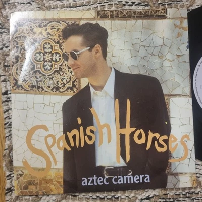 Aztec Camera – Spanish Horses 1992 WEA Records 7” Pop Rock - Image 1 of 4