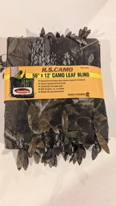 Hunters Specialties Camo Leaf Blind Hunting Lightweight 56”x 12 Feet Photography - Picture 1 of 3