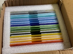 16 Sheets Stained Glass Variety Pack - 6 x 4 Inch Art Glass - Picture 1 of 5
