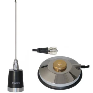 Antena UHF 450-470 MHz 3 dBd con conector PL259 de montaje magnético para radio móvil - Imagen 1 de 4