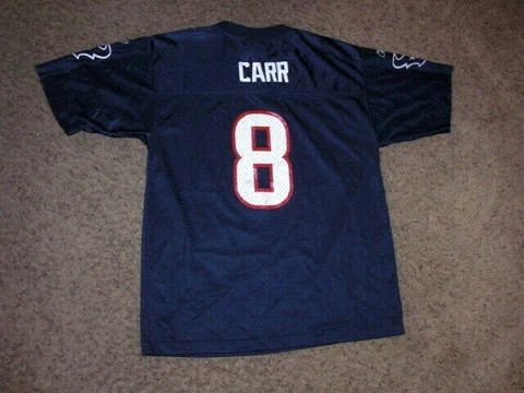 HOUSTON TEXANS David Carr Football Jersey youth XL Cover
